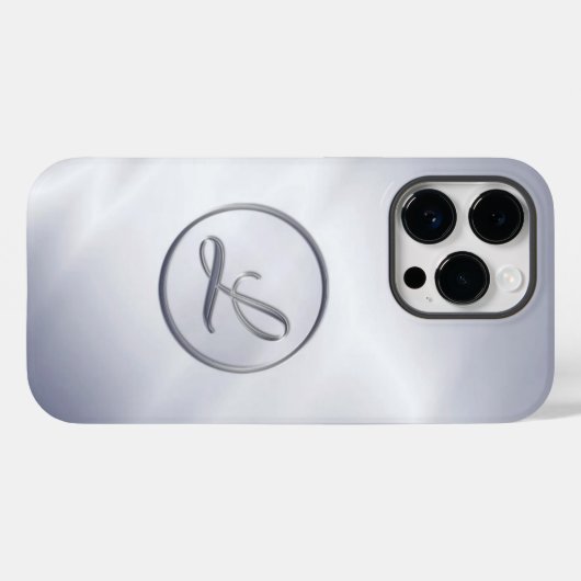 "Letter L"モノグラム Case-Mate iPhoneケース (裏面 (横))