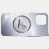 "Letter L"モノグラム Case-Mate iPhoneケース (裏面 (横))