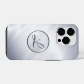 "Letter L"モノグラム iPhoneケース (裏面横)