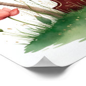 Letter L Lotus Flower Fairy Art Poster - Botanical ポスター (角)