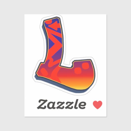 Letter L -  Night Sky シール (シート)