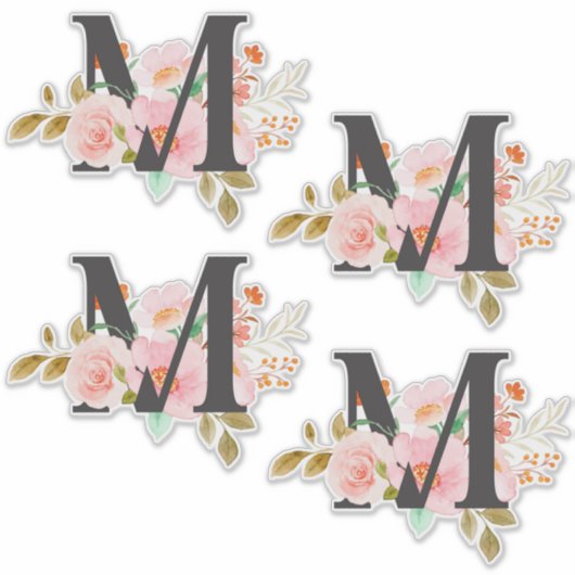 Letter M シール (正面)
