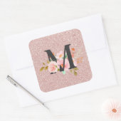 Letter M スクエアシール (封筒)