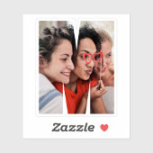 Letter M Alphabet & Photo Custom-Cut Vinyl Sticker シール