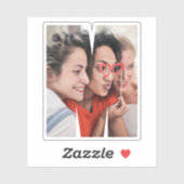 Letter M Alphabet & Photo Custom-Cut Vinyl Sticker シール (シート)