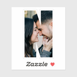 Letter N Alphabet & Photo Custom-Cut Vinyl Sticker シール