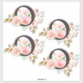 Letter O シール (シート)
