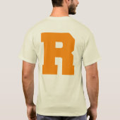 Letter Pride R Orange.png Tシャツ (裏面)