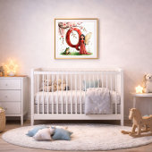 Letter Q Frog Fairy Poster - Chinese Alphabet Art ポスター