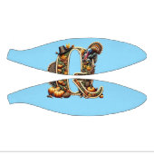 Letter Q Thanksgiving style turkey  ミニバスケットボール (パネル)