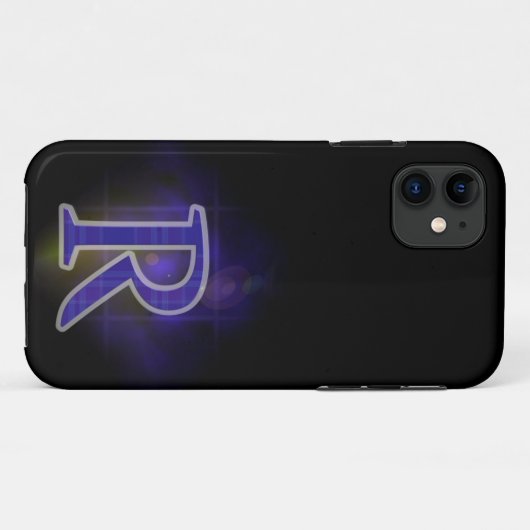 Letter R Case-Mate iPhoneケース (裏面(横))