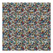LETTER R STEREOGRAM 20"x20", Semi-Gloss, No Frame ポスター (正面)
