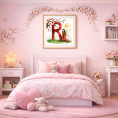 Letter R Sunrise Fairy Poster Golden Sun Alphabet  ポスター
