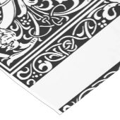 Letter S中世モノグラムアールヌーボー ショートテーブルランナー (コーナー)