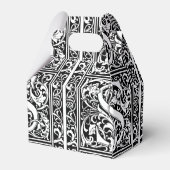 Letter S中世モノグラムアールヌーボー フェイバーボックス (裏面サイド)