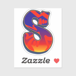 Letter S - Night Sky シール