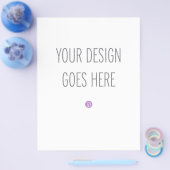 Letter Sized Flyer Printing (8"x11.5") チラシ (シングル)