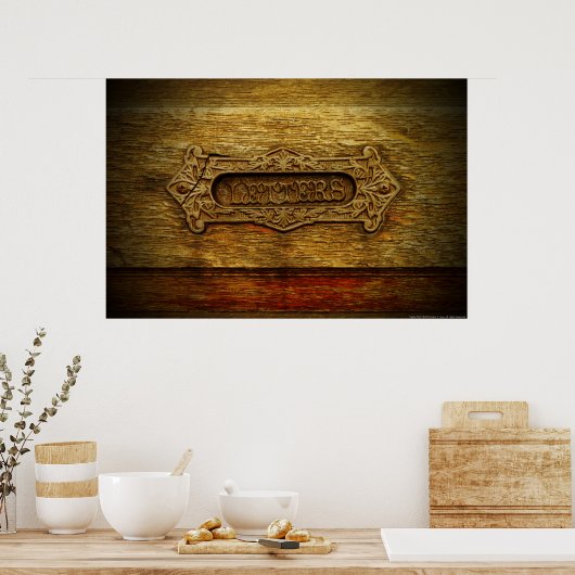 Letter Slot Print/Poster ポスター (キッチン)