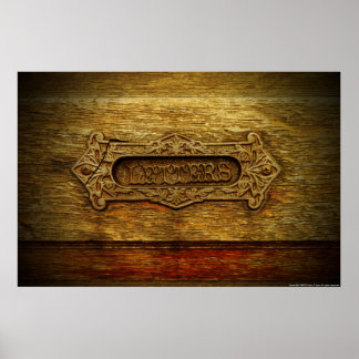 Letter Slot Print/Poster ポスター