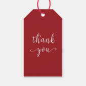 Letter Stamp Sweetheart Baby Showerありがとう ギフトタグ (裏面)