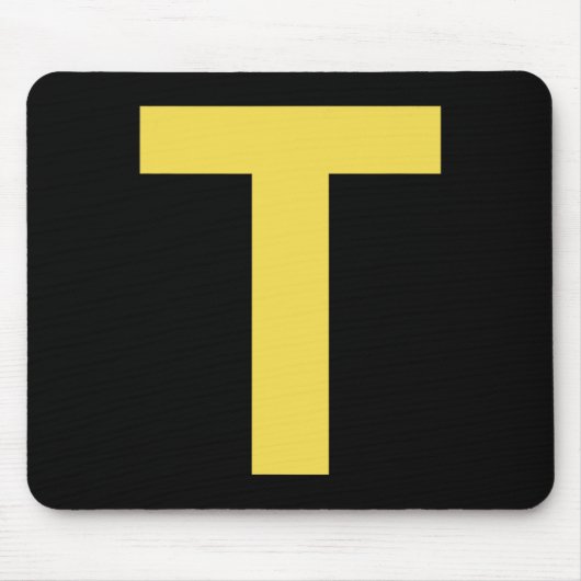 Letter TおもしろいチップムンクグループマッチングハロウィーンCos マウスパッド (正面)