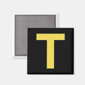 Letter TおもしろいチップムンクグループマッチングハロウィーンCos マグネット (正面/裏面)