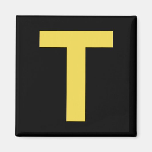 Letter TおもしろいチップムンクグループマッチングハロウィーンCos マグネット (正面)