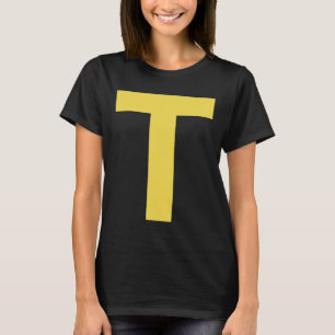 Letter TおもしろいチップムンクグループマッチングハロウィーンCos Tシャツ