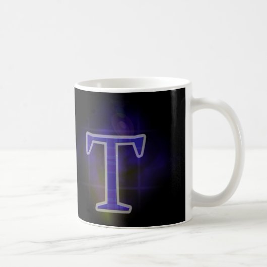 Letter T コーヒーマグカップ (右)