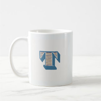 Letter "T" Monogram コーヒーマグカップ