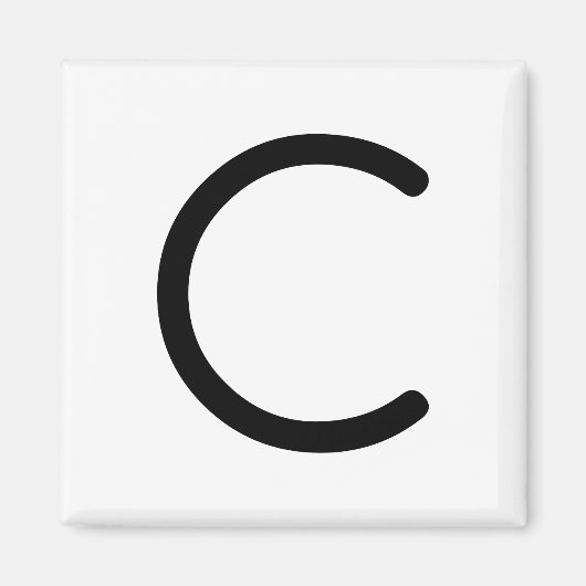 Letter Title "c"マグネット マグネット (正面)