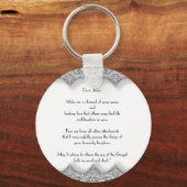 “Letter to Jesus” Round Keychain キーホルダー (正面)