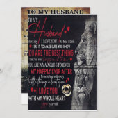 Letter To My Husband, Cute Family Gift シーズンカード (正面/裏面)