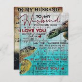 Letter To My Husband, Love Quotes Letter 招待状 (正面/裏面)