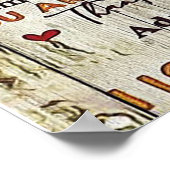 Letter To My Husband , Lovely Quotes Gift ポスター (角)