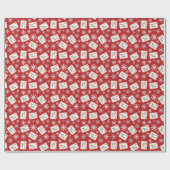 Letter To Santa Holiday ラッピングペーパー (フラット)