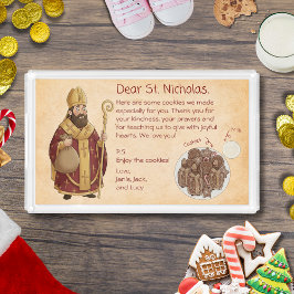 Letter to St. Nicholas Cookies and Milk アクリルトレー