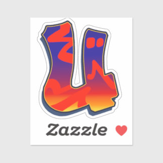 Letter U - Night Sky シール