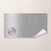 "Letter V"モノグラム バスタオルセット (ハンドタオル)