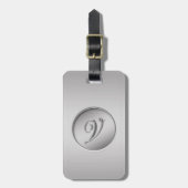 "Letter V"モノグラム ラゲッジタグ (正面縦)