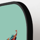 Letter V Thanksgiving turkey style gift  ピックルボールラケット (左詳細)