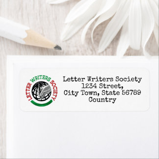 Letter Writers Society差出人住所ラベル ラベル