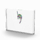 Letter 'YOD' made with Gems in All Colors フォトブロック (右)