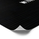 Letterboard Print Wine Print Funny Kitchen Print  ポスター (角)