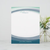 LETTERHEAD 企業の :: curved 4 レターヘッド (スタンド正面)