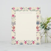 LETTERHEAD : WILLIAM MORRIS : "デイジー" レターヘッド (スタンド正面)