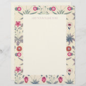 LETTERHEAD : WILLIAM MORRIS : "デイジー" レターヘッド (正面/裏面)