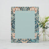 LETTERHEAD : WILLIAM MORRIS : "TULIPS" レターヘッド (スタンド正面)