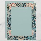 LETTERHEAD : WILLIAM MORRIS : "TULIPS" レターヘッド (正面/裏面)