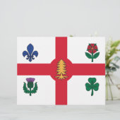 Letterhead with Flag of Montreal, Canada レターヘッド (スタンド正面)